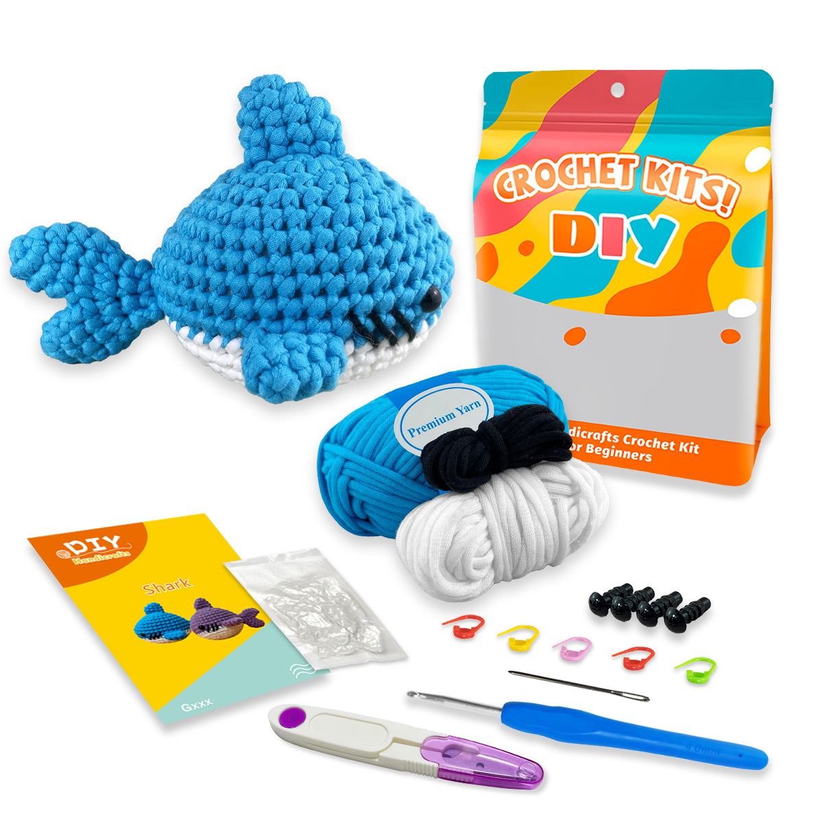 Kaelen the Shark Crochet Kit
