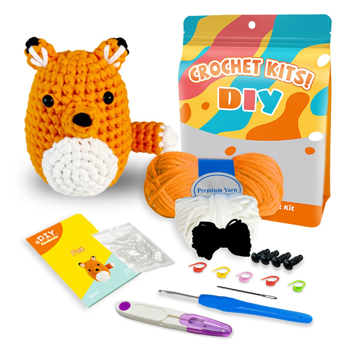 Finnick the Fox Crochet kit