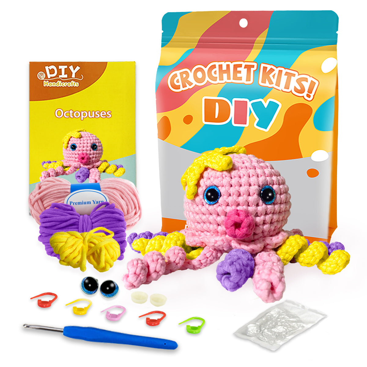 Cyril the Octopus Crochet Kit