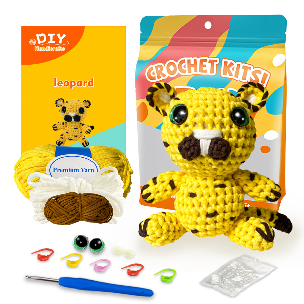 Felix the Leopard Crochet kit