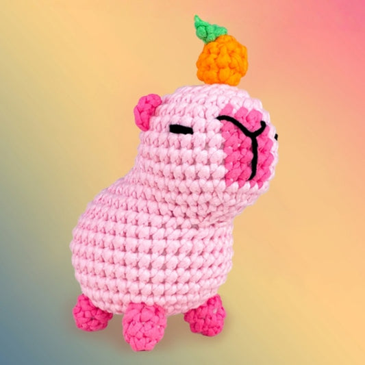 Milo the Capybara Pink Crochet kit