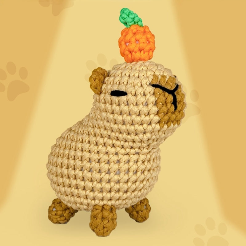 Milo the Capybara Brown Crochet kit