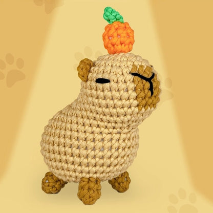 Milo the Capybara Brown Crochet kit