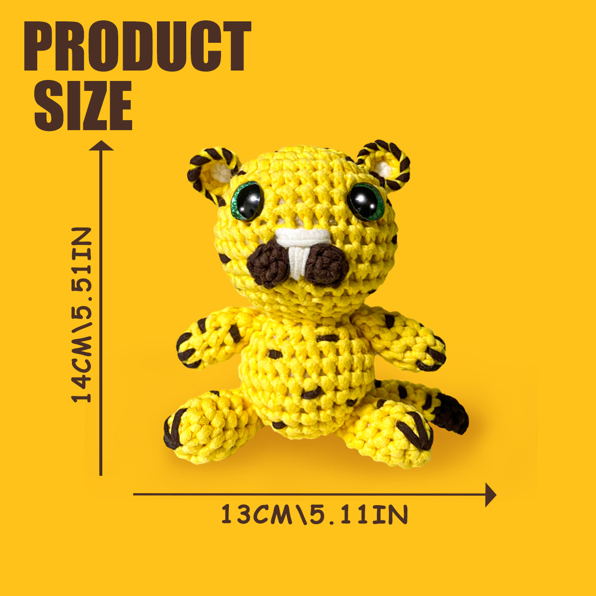Felix the Leopard Crochet kit