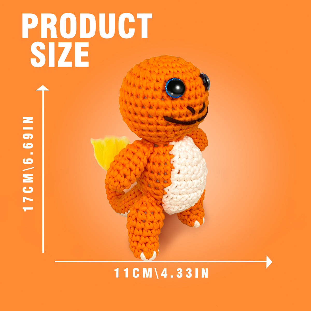 Cinder the Charmander Crochet kit