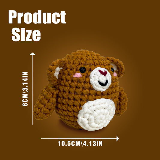 Huggins the Little Bear Brown Crochet Kit