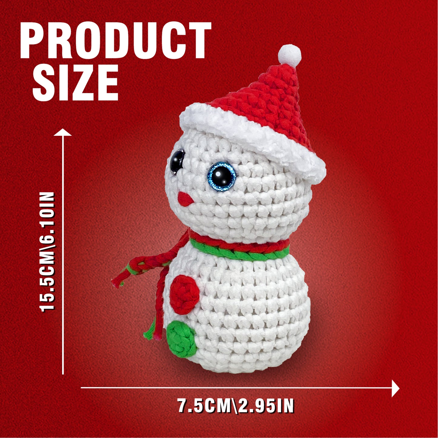 Eira the Snowman Crochet Kit