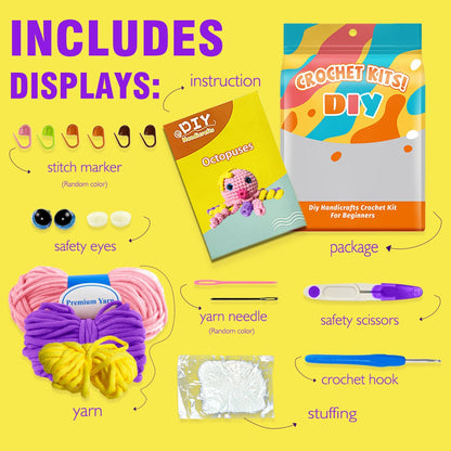 Cyril the Octopus Crochet Kit