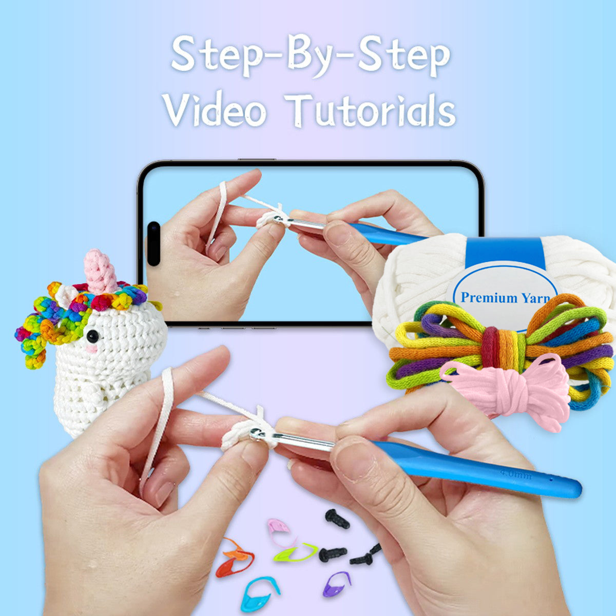 Lyra the Unicorn Crochet kit