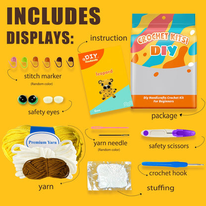 Felix the Leopard Crochet kit