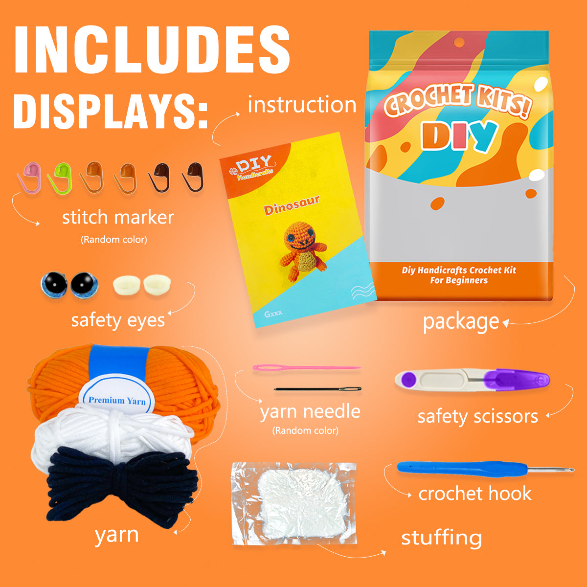 Cinder the Charmander Crochet kit