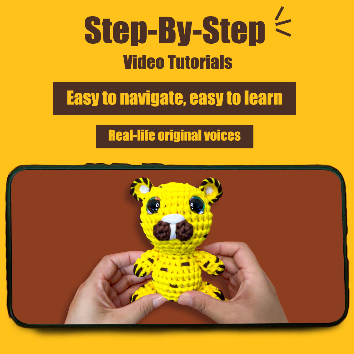 Felix the Leopard Crochet kit