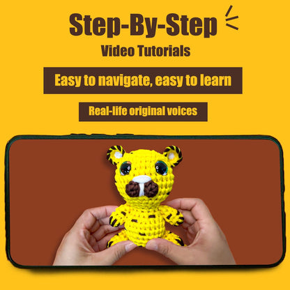 Felix the Leopard Crochet kit