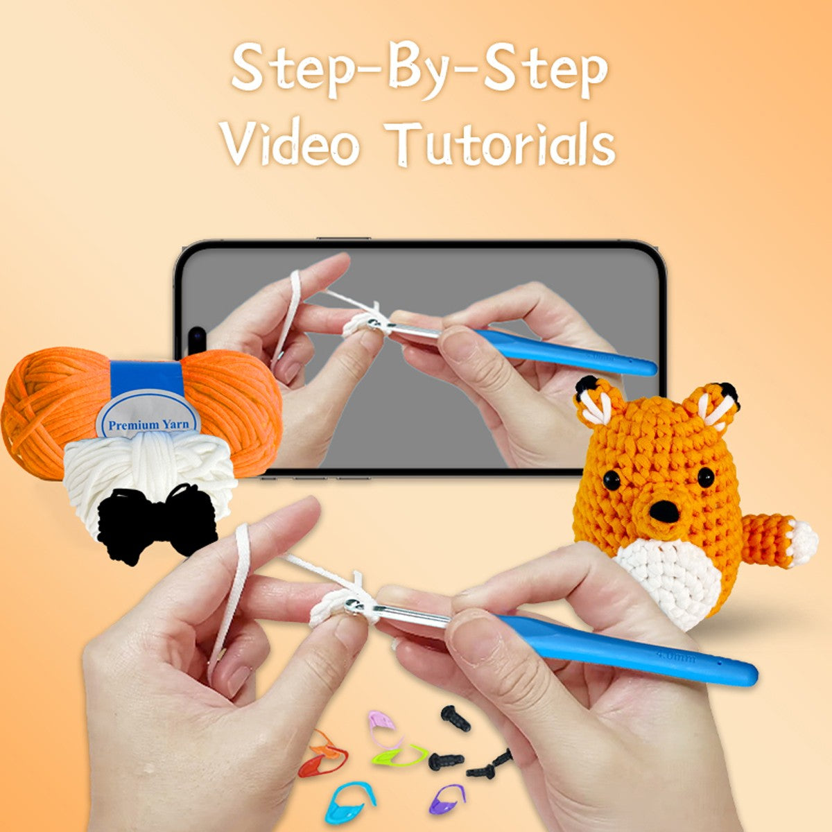 Finnick the Fox Crochet kit