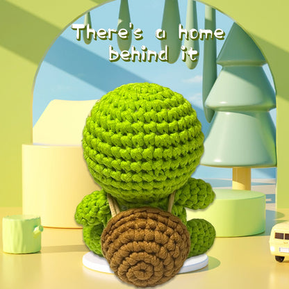 Cedric the Turtle Green Crochet Kit