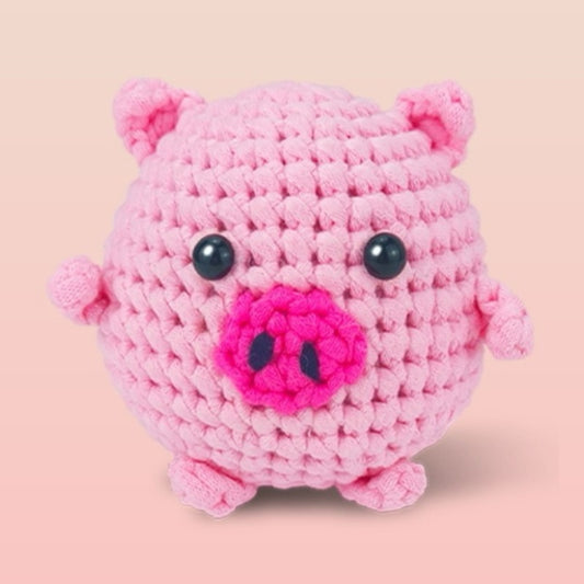 Rosie the Pig Pink Crochet kit