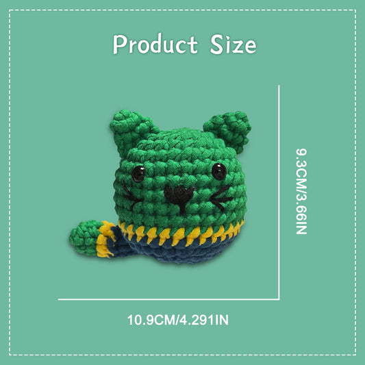 Seraphina the Kitty Green Crochet Kit