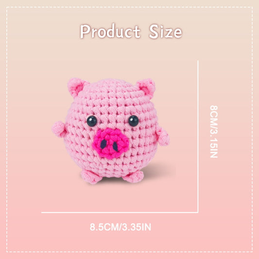 Rosie the Pig Pink Crochet kit