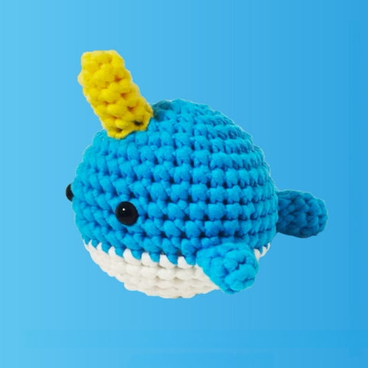Leviathan the Whale Blue Crochet Kit