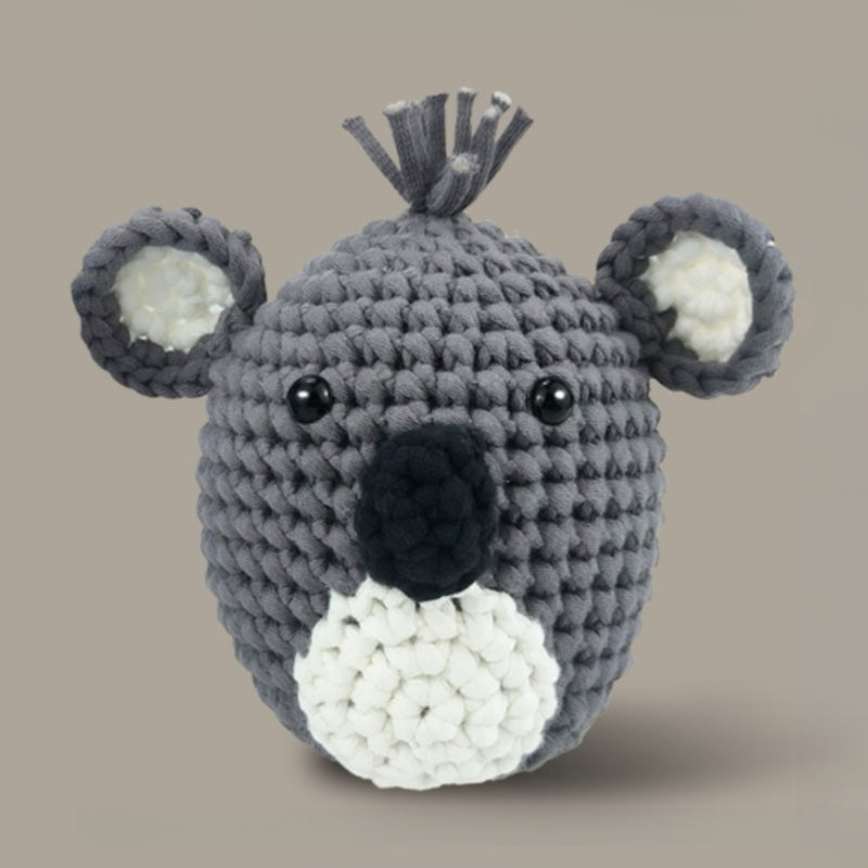 Winston the Koala grey Crochet Kit