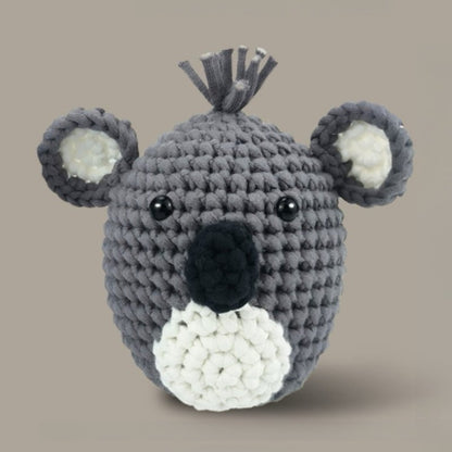 Winston the Koala grey Crochet Kit