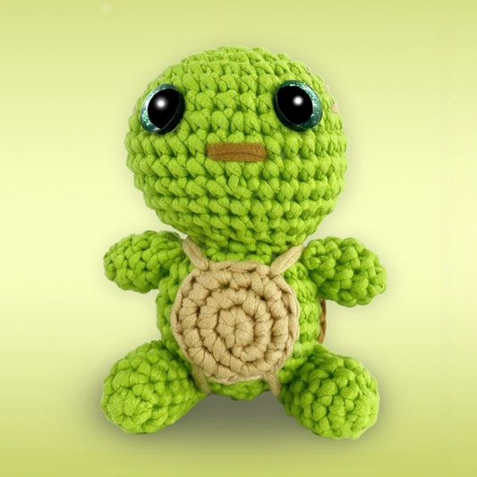Cedric the Turtle Green Crochet Kit