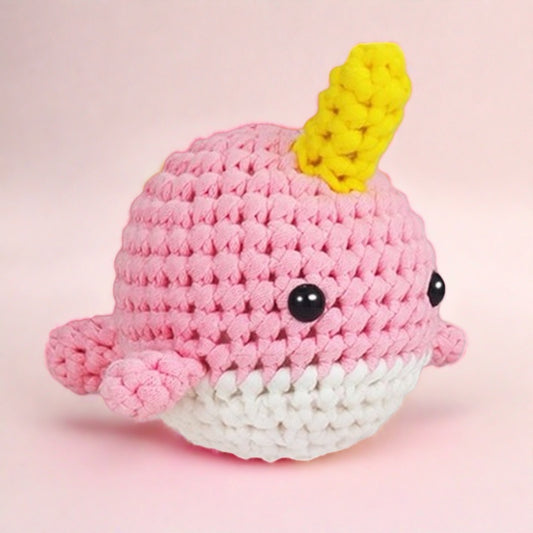 Coraline The Whale Pink Crochet kit